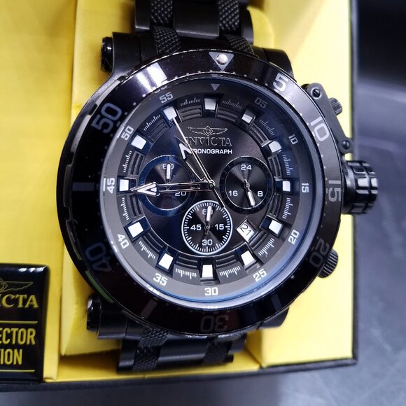 Invicta Men’s Coalition Forces Quartz Watch – 52mm Black Stainless Steel Case - Picture 2 of 9